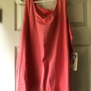EILEEN FISHER Women Size 2X Peach Tank Top